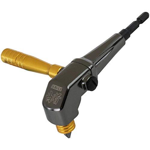 SK11(エスケー11) アングルドライバー 曲者 ヘッド56mm 6.35mm六角軸 35mm両頭...