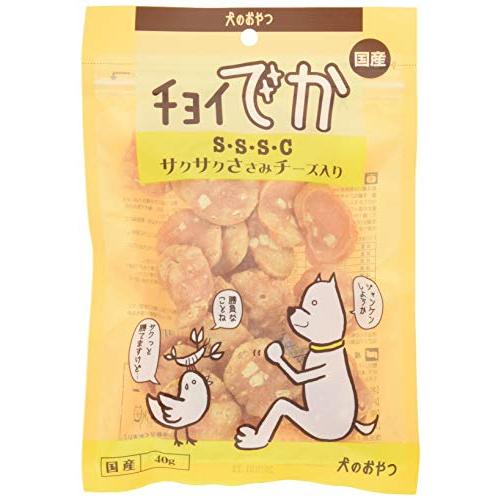 チョイあげ 犬用おやつ サクささみチーズ 40グラム (x 3) (まとめ買い)