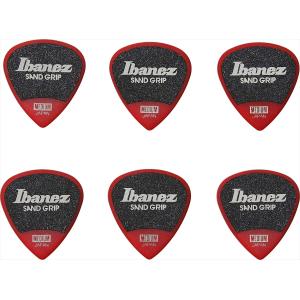 Ibanez 滑り止め素材を使用したピック Grip Wizard Series Sand Grip Pick PA16MSG-RD RED｜remtory