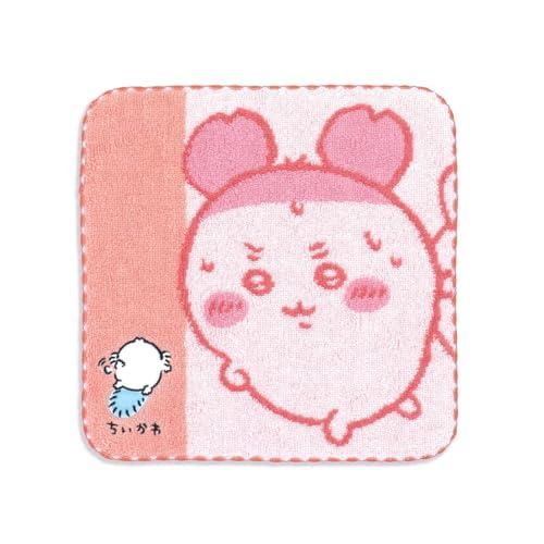 ちいかわ(Chiikawa) 運んでる タオルハンカチ ピンク 古本屋 カニちゃん 41-13800...