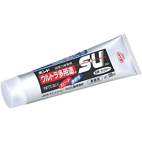 ボンド ウルトラ多用途S・U クリヤー 120ml #04593 超強力接着剤 業務用 弾性接着 多...