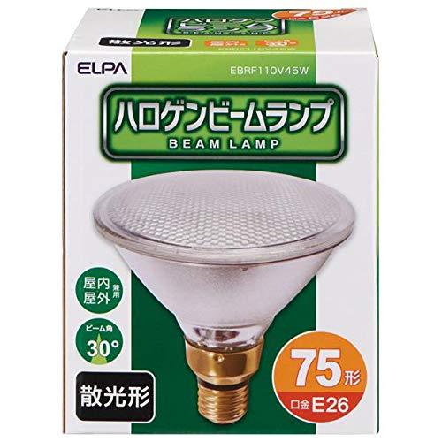 ELPA 朝日電器 ハロゲンビームランプ散光４５Ｗ EBRF110V45W