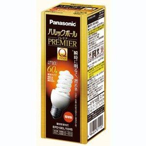 パナソニック 電球形蛍光灯 D形(発光管露出形) 電球60Wタイプ 電球色 E26口金 パルックボー...