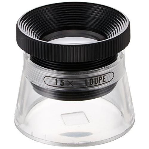 シンワ測定 ルーペ T-1 高倍率 20mm 15倍 スケール付き 75570