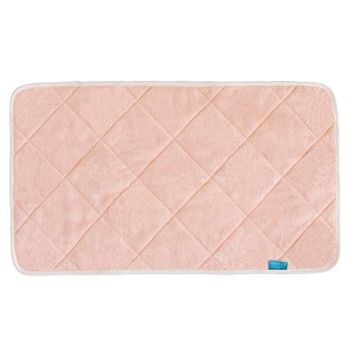 オカ(OKA) 乾度良好カララカ タオル地 バスマット 約35cm×60cm ピンク(乾度良好繊維使...