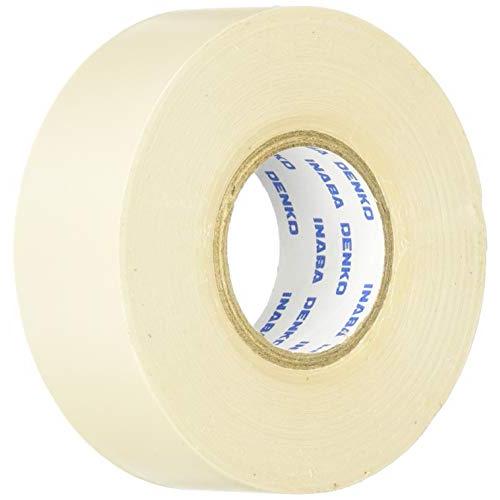 因幡電工 粘着テープ 薄厚タイプ 25mm×20m アイボリー HV-25-I
