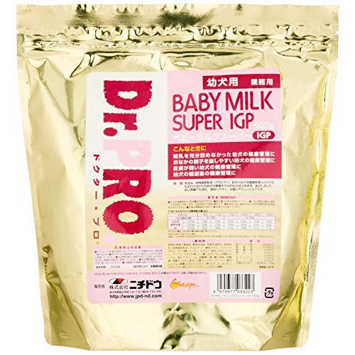 ニチドウ Dr.PRO (ドクタープロ) ベビーミルクスーパーIGP 幼犬用 500g