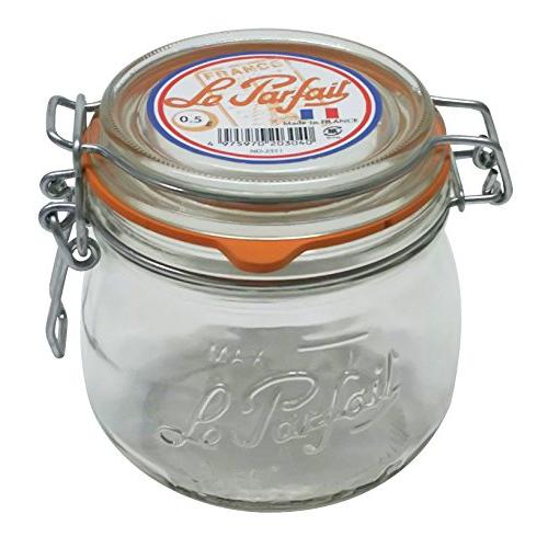 ベストコ(Bestco) ル・パルフェ 密封ビン 0.5L ガラス ND-2311