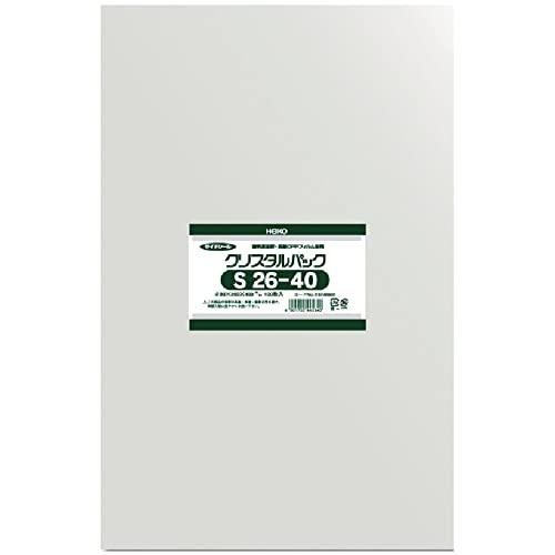 シモジマ ヘイコー 透明 OPP袋 クリスタルパック 26×40cm 100枚 S26-40 006...