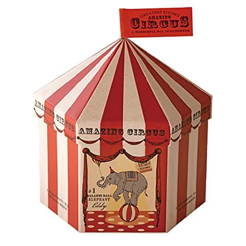 ヘッズ(Heads) アメイジングサーカス貼箱-S レッド W120×H120×D107mm CIR...