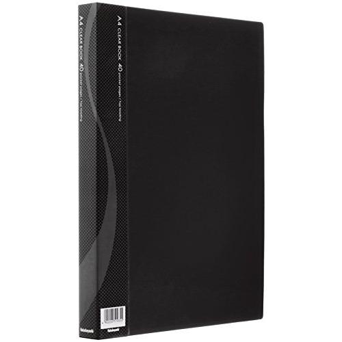 クリアブック/ベーシックカラー A4・S型・40P ブラック CB1033DN オフィス用品