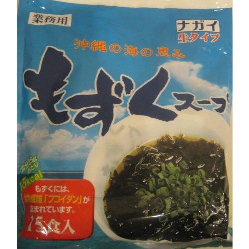 ナガイ 沖縄の海の恵み もずくスープ 35g 15食入×2パック 生タイプ 業務用