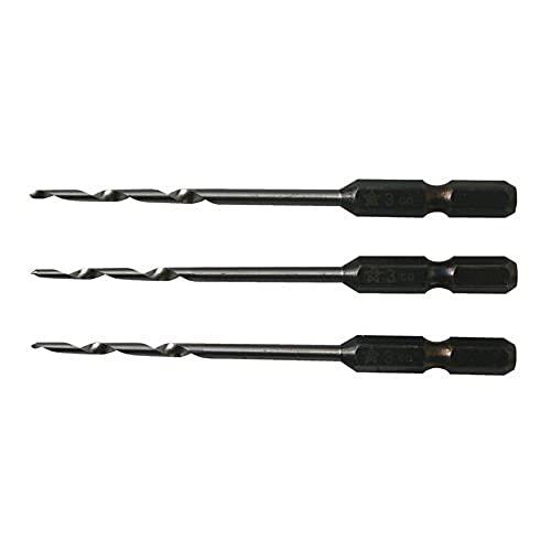 スターエム 75S-S030 六角軸ショート下穴錐 3mmセット 3本