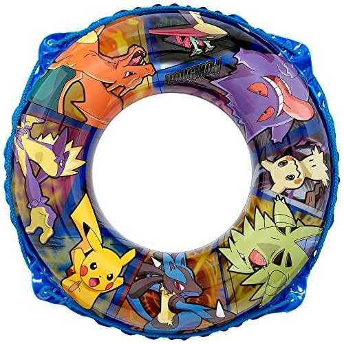 イガラシ ポケモン70cmウキワ ブルー(ロープ付き) 膨らんだ状態のウキワの内周は約95~100c...