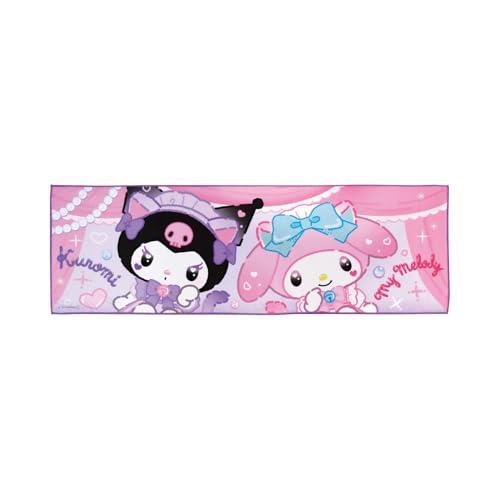 ひんやり 冷感 クールタオル ケース付き マイメロディ&amp;クロミ キャット ロング 90×30cm 冷...