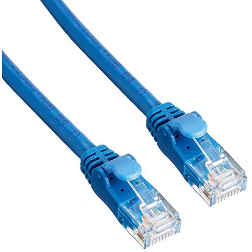 エレコム LANケーブル CAT6A 20m 爪折れ防止コネクタ やわらか ブルー LD-GPAYC...