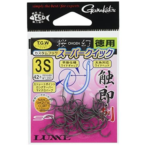 がまかつ(Gamakatsu) 徳用 桜幻 カスタムフック スーパークイック(NSC) 3S