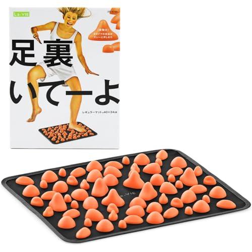 La-VIE(ラヴィ) 足つぼマット 足裏いてーよ 土踏まず 刺激 罰ゲーム 激痛 3B-4769 ...