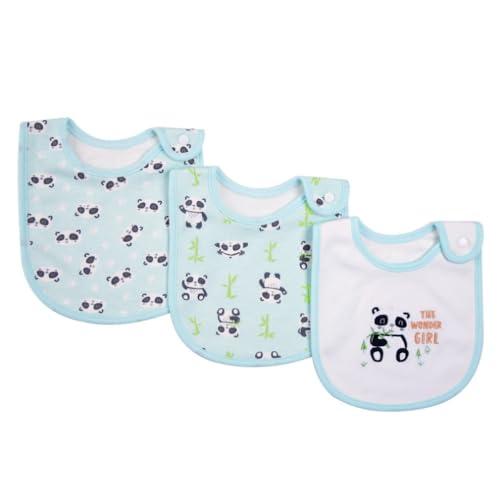 MARBEINE ベビー スタイ 3枚セット よだれかけ 赤ちゃん スナップビブ キッズ U型 防水...