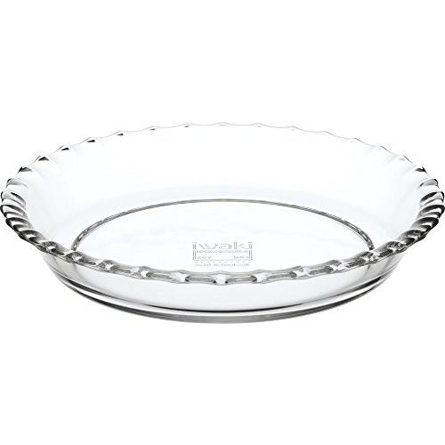iwaki(イワキ)耐熱ガラス 皿 ベーシックシリーズ ふち飾り皿 外径19cm BC207 食器