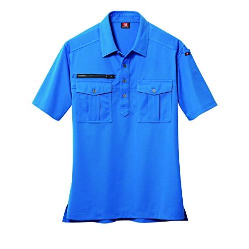 BURTLE バートル 半袖シャツ 春夏用 707 47 サーフブルー L