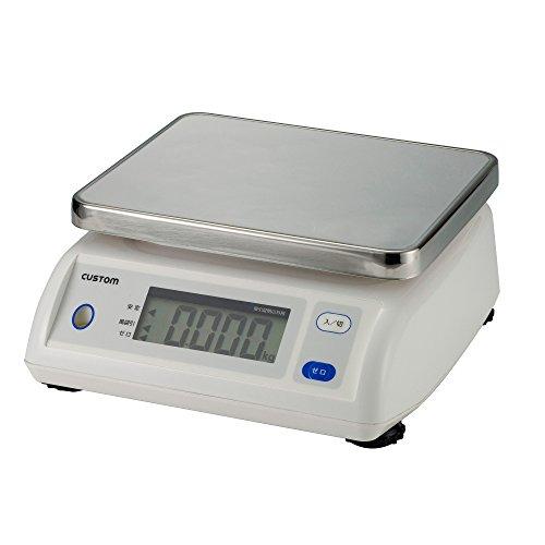 カスタム (CUSTOM) 防滴デジタルはかり 1kg ステンレス皿付 CS-1000SS