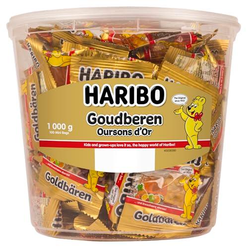 HARIBO ハリボー ミニゴールドベア バケツ 980g (100袋入り)