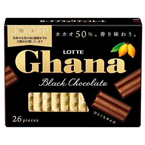 ロッテ ガーナブラックエクセレント 119g(26枚入)