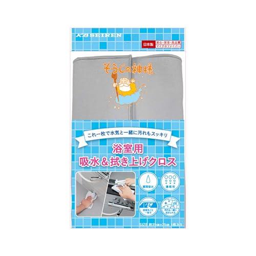 KBセーレン(KB Seiren) そうじの神様 これ一枚で水気と一緒に汚れもスッキリ 浴室用吸水&amp;...