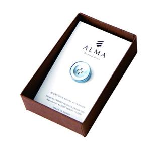 セメントプロデュースデザイン ALMA Aroma Pins ブルー 1.7×1.9×1.7cm ピンバッジ AM-01｜remtory