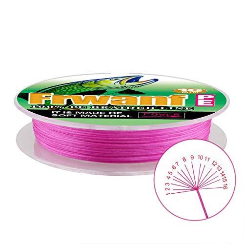 Frwanf ライン 釣り糸 超強力 高強度 高感度 耐磨耗 低伸度 PE 150m ピンク