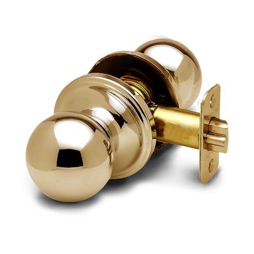 Copper Creek BK2020PB Ball Passage Door Knob Polis...