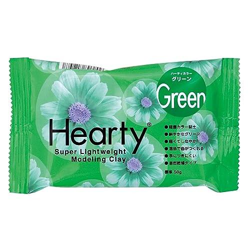 パジコ 軽量粘土 ハーティクレイ グリーン 50g 301258 日本製