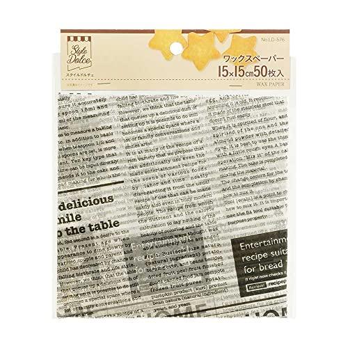 リバティーコーポレーション ワックスペーパー 15×15cm 50枚入り 製菓用品 LD-576 S...