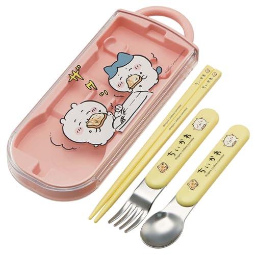 スケーター(Skater) お弁当 トリオセット 箸 スプーン フォーク ちいかわ 子供用 抗菌加工...