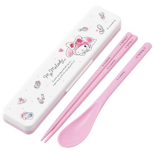 スケーター(Skater) 箸 スプーンセット 弁当 大人用 抗菌 コンビセット 18cm カチャカ...