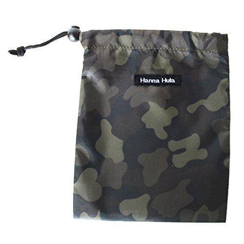 ハンナフラ ペット 消臭マナー巾着 S カモフラージュ 抗菌 うんち袋 消臭袋 Hanna Hula