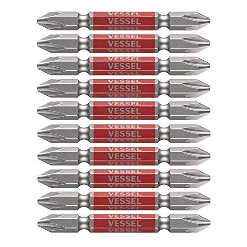 ベッセル(VESSEL) 40V対応 両頭プラス 剛彩ビット +2×65 10本組 GS10P206...