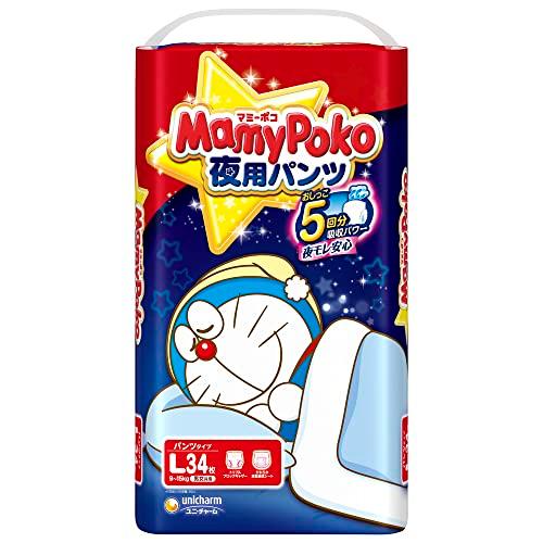 【夜用 パンツ Lサイズ】 MamyPoko マミーポコ 夜用パンツ ドラえもん オムツ(9~15k...