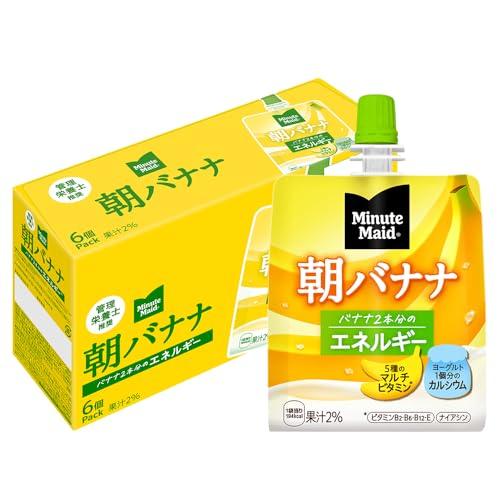 コカ・コーラ ミニッツメイド 朝バナナ ゼリー 180mlパウチ×6個