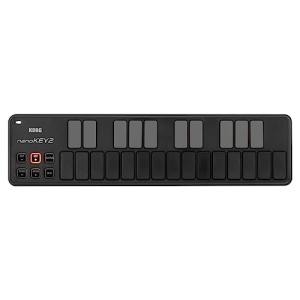 KORG 定番 USB MIDIキーボード nanoKEY2 BK ブラック 音楽制作 DTM コンパクト設計で持ち運びに最適 すぐに始められる｜remtory