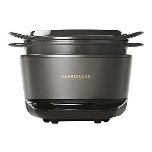 バーミキュラ ライスポット 5合炊き 炊飯器 トリュフグレー 専用レシピブック付 RP23A-GY