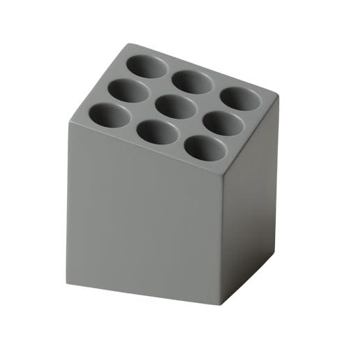 ideaco(イデアコ) 傘立て マット アッシュグレー 9本挿し CUBE(キューブ)