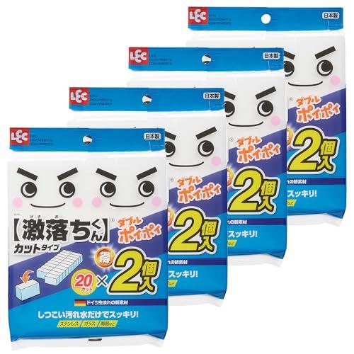 レック 激落ち ダブルポイポイ (メラミンスポンジ) 4個パック