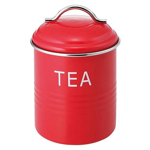 佐藤金属興業(Satokinzoku) SALUS 保存容器 バーネット キャニスター 赤 TEA