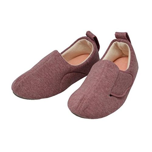 あゆみ ケアシューズ スリットベルト軽量/転倒予防 両足セット 紫Mサイズ 22.0〜23.0cm ...