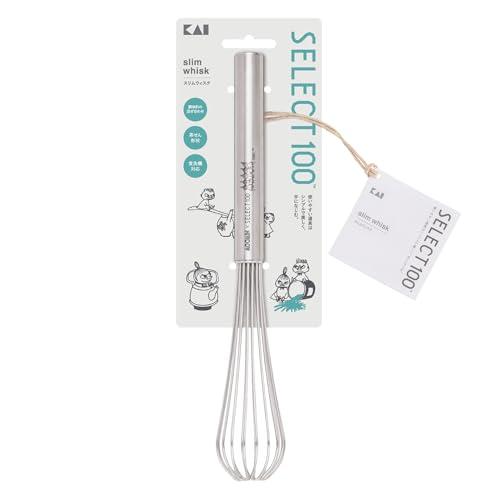 貝印 KAI 泡立て器 スリムウィスク ステンレス 食洗機対応 お手入れ簡単 シルバー ムーミン×S...
