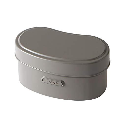 竹中TAKENAKA) 弁当箱 HANGO LUNCH ハンゴーランチ グレイ 上段200ml 下段...