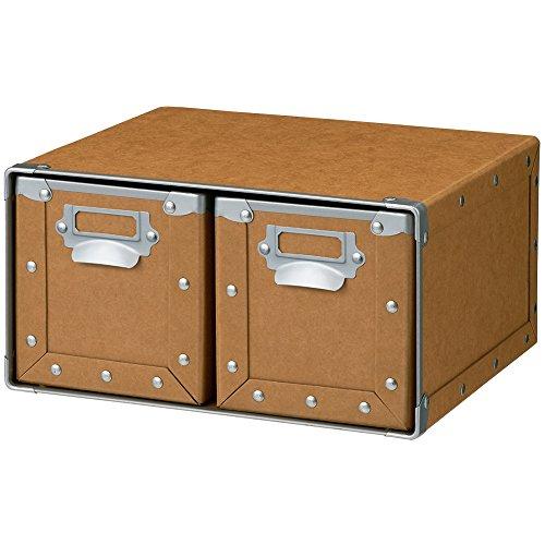 ナカバヤシ CDケース 2列 ナチュラル FBD-NC201NA