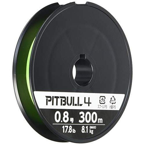 シマノ(SHIMANO) ライン ピットブル4 300m 0.8号 ライムグリーン PL-M74S ...